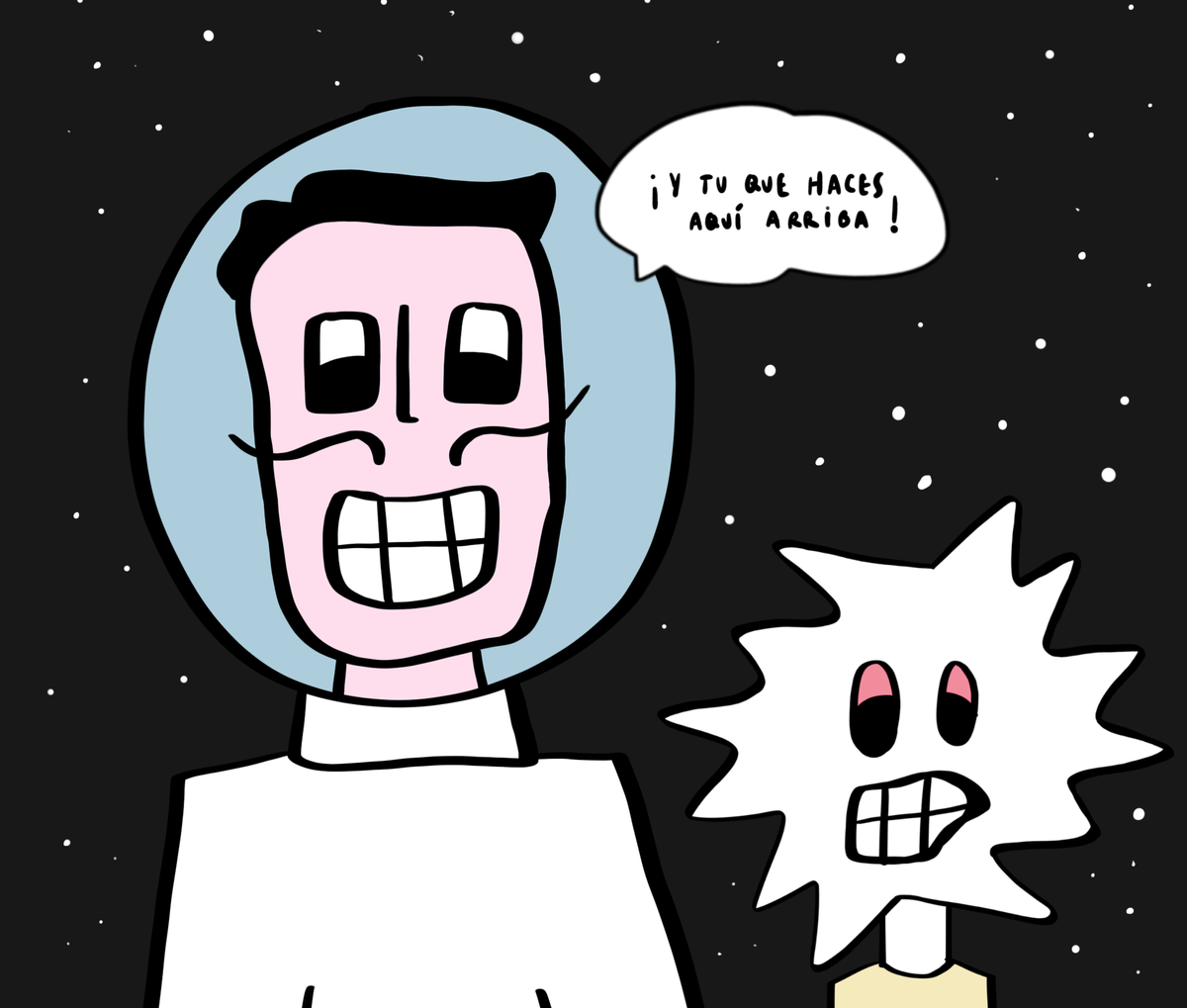 Dibujo realizado en Procreate. Autor: Tomás Gauthier | Nombre: Floot, Weed